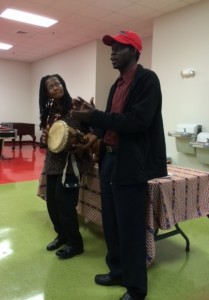 Gwendolyn Napier & Abrahim perform at Storytelling 101 Workshop